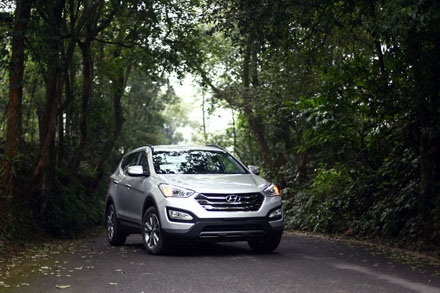 Hyundai SantaFe 2013 - Thay đổi diện mạo - 28 Sự thống nhất của thiết kế hình lục lăng ở nội/ngoại thất