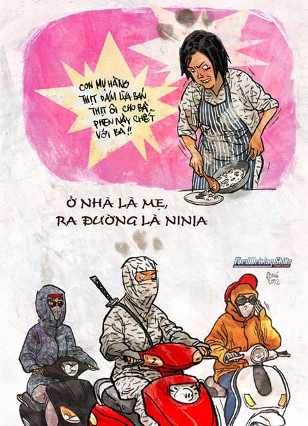 “Ra đường ngắm gái - mất lái như chơi” - 24 Việt Hưng