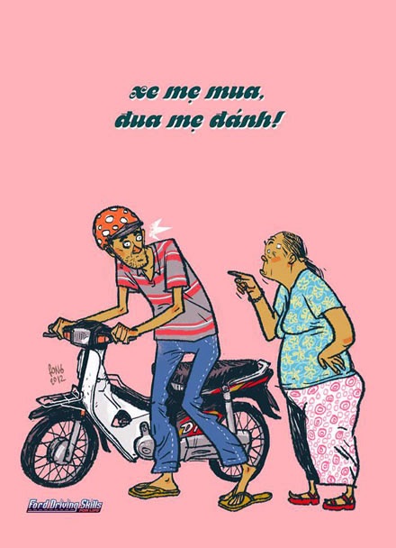 “Ra đường ngắm gái - mất lái như chơi” - 30 Việt Hưng