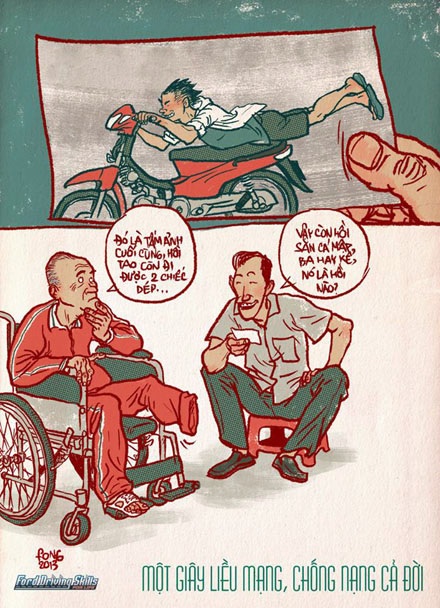 “Ra đường ngắm gái - mất lái như chơi” - 7 Việt Hưng