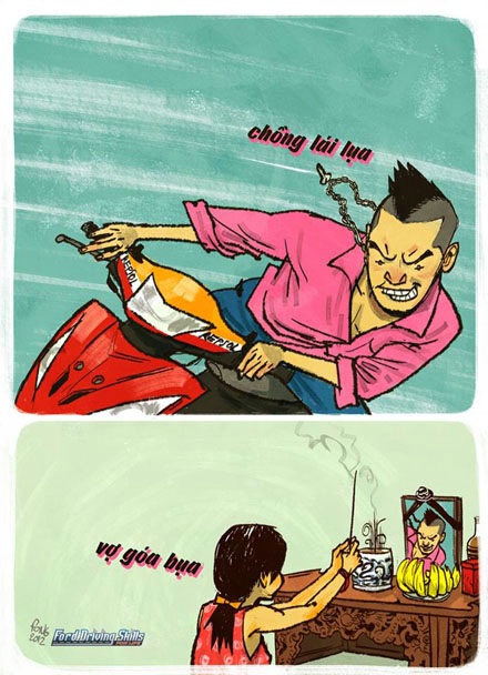 “Ra đường ngắm gái - mất lái như chơi” - 9 Việt Hưng