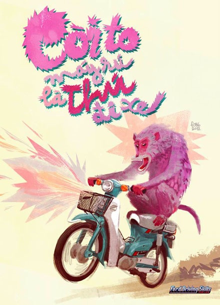 “Ra đường ngắm gái - mất lái như chơi” - 14 Việt Hưng