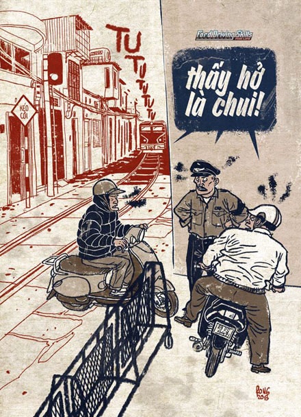 “Ra đường ngắm gái - mất lái như chơi” - 15 Việt Hưng