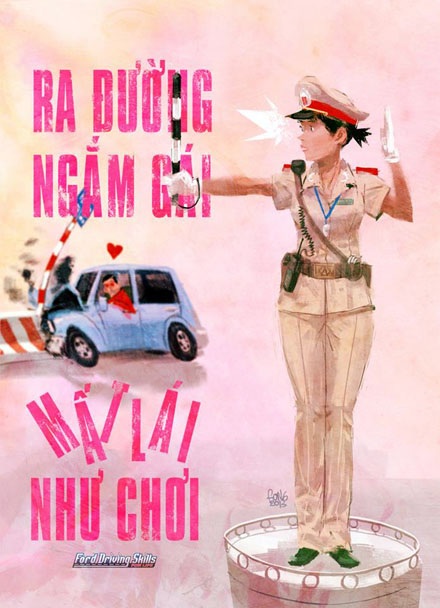 “Ra đường ngắm gái - mất lái như chơi” - 17 Việt Hưng