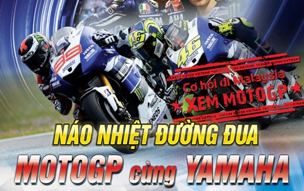 Náo nhiệt đường đua MotoGP cùng Yamaha - 1 Náo nhiệt đường đua MotoGP cùng Yamaha