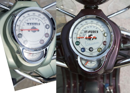 Bảng đồng hồ của hai mẫu LX-V