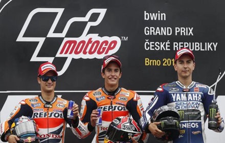 Giải MotoGP 2013 bước vào giai đoạn khốc liệt - 1 Repsol Honda đã đang chiếm ưu thế trên bảng tổng sắp