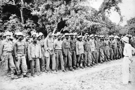 Đại tướng Võ Nguyên Giáp - Người anh cả của Quân đội Việt Nam - 18 Đại tướng Tổng tư lệnh Võ Nguyên Giáp nói chuyện với tù binh Âu - Phi trong chiến dịch Biên giới