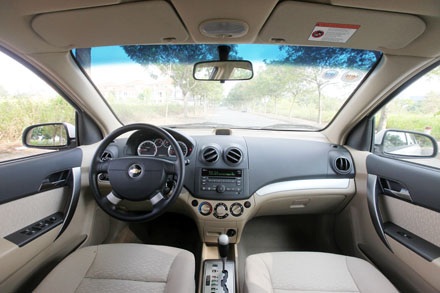 Từ 435 triệu đồng – Chevrolet Aveo có gì? - 15 Thông số kỹ thuật của Chevrolet Aveo tại Việt Nam