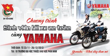Sinh viên lái xe an toàn cùng Yamaha - 2 Yamaha tổ chức dạy lái xe an toàn cho sinh viên