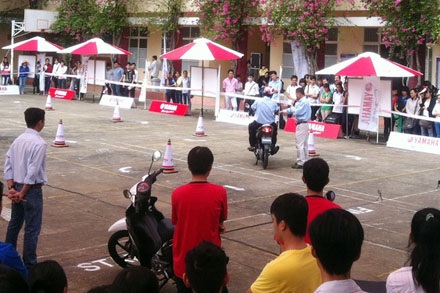 Trong dịp này YMVN cũng giới thiệu hình ảnh mới của công nghệ Fi của Yamaha tại Việt Nam –