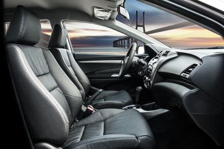 Nội thất da mới trên Honda City 