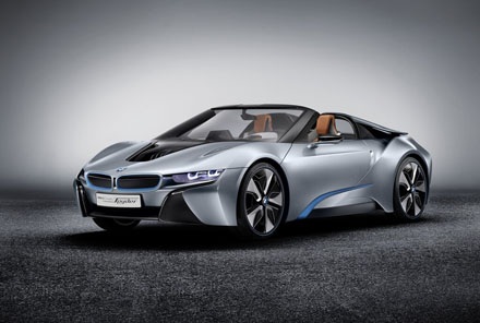 BMW i8 Spyder đối mặt với khó khăn trong sản xuất - 3 Download trọn bộ hình nền độ phân giải cao mẫu BMW i8 Spyder
mui trần dự kiến sản xuất năm 2015