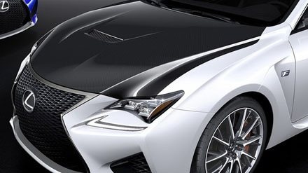 Lexus RC F với bản nâng cấp từ sợi carbon - 10 Chiếc Lexus RC-F bản nâng cấp với carbon (màu trắng) cùng phiên bản tiêu chuẩn