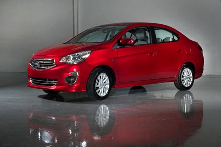 Mitsubishi Mirage sedan chính thức xuất hiện - 4 Hội An
