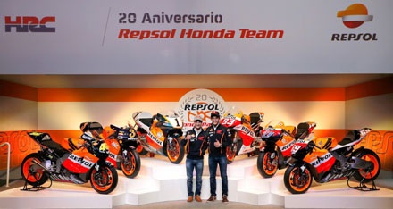 Repsol Honda Team: 20 năm thành lập với mười một chức vô địch thế giới MotoGP - 1 Repsol Honda Team: 20 năm thành lập với mười chức vô địch thế giới MotoGP