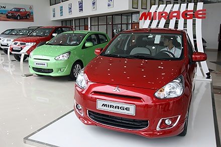 Mitsubishi Mirage - Một mẫu xe thực dụng - 2 Mitsubishũ Mirage – Một mẫu xe thực dụng