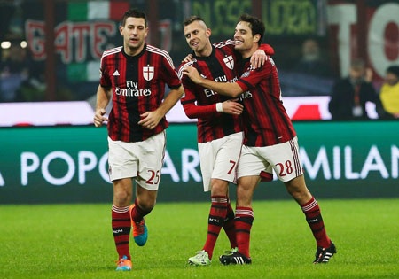 AC Milan xuất sắc đánh bại Napoli