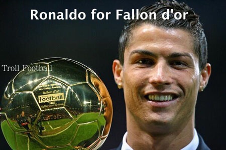 Hài hước với ảnh chế C.Ronaldo nhảy cầu, nhào lộn - 7 Hay đoạt Quả bóng vàng về ăn vạ