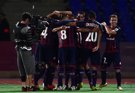 Đối thủ nào cản bước Real Madrid chinh phục danh hiệu cuối cùng? - 1 San Lorenzo sẽ gặp Real Madrid trong trận chung kết cúp thế
giới các CLB