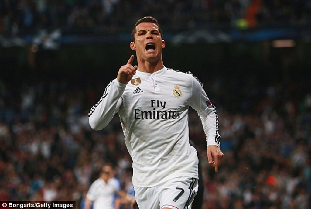 C.Ronaldo lập kỷ lục mới ở cúp châu Âu - 1 C.Ronaldo trở thành cầu thủ ghi nhiều bàn thắng nhất ở cúp
châu Âu