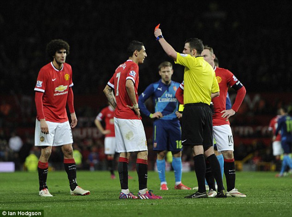 Scholes: “Chiếc thẻ đỏ của Di Maria cứu vớt MU” - 1 Paul Scholes cho rằng chiếc thẻ đỏ của Di Maria giúp MU bật dậy