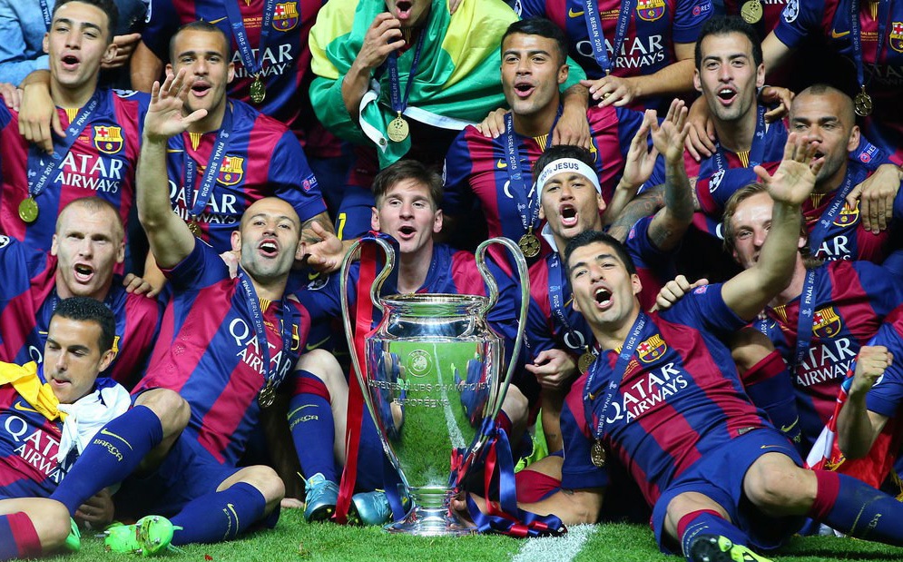 Chùm ảnh: Barcelona vỡ òa ăn mừng chức vô địch Champions League - 2 Với những
gì đã thể hiện, Barcelona xứng đáng với danh hiệu cao quý này