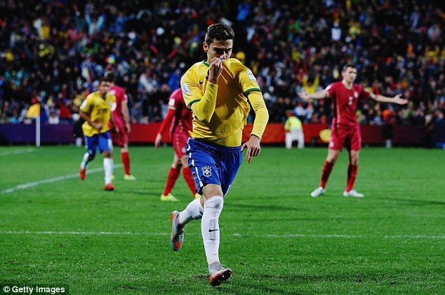 Sao trẻ MU lập siêu phẩm, U20 Brazil vẫn mất chức vô địch thế giới - 1 Andreas Pereira đã ghi bàn thắng tuyệt đẹp