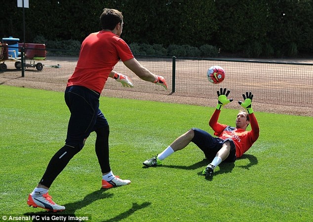 Petr Cech lần đầu tập luyện, sẵn sàng ra mắt Arsenal - 7 H.Long
