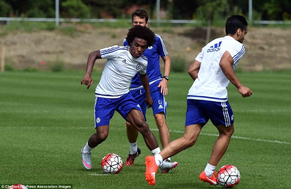 Falcao hăng hái tập luyện, sẵn sàng ra mắt Chelsea - 6 H.Long