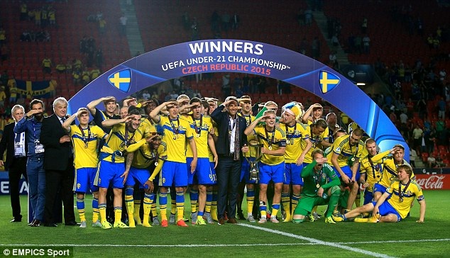 U21 Bồ Đào Nha hụt chức vô địch châu Âu - 2 Lần đầu tiên U21 Thụy Điển vô địch châu Âu