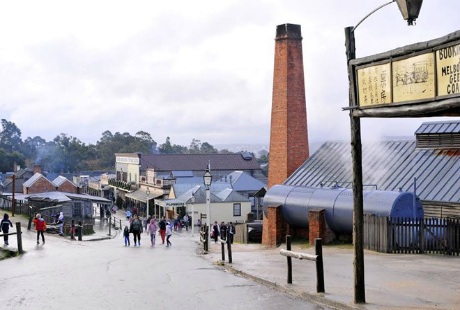 Du khách tự tay đào vàng và cảm nhận sự nguy hiểm - 1 Một góc khu du lịch đào vàng ở Australia. (Ảnh: Đỗ Vân/Vietnam+)