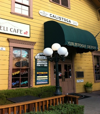 Một góc nhỏ của thành phố nghỉ dưỡng Calistoga nổi tiếng