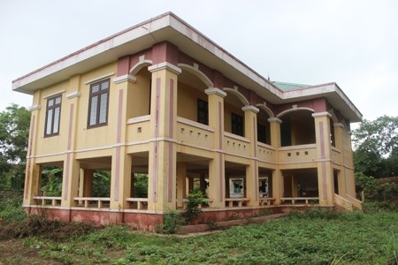 Công trình chỉ sử dụng được một vài lần rồi bỏ hoang