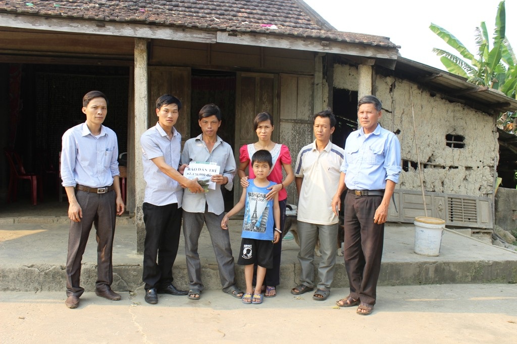 PV Dân trí đã trao tận tay số tiền 