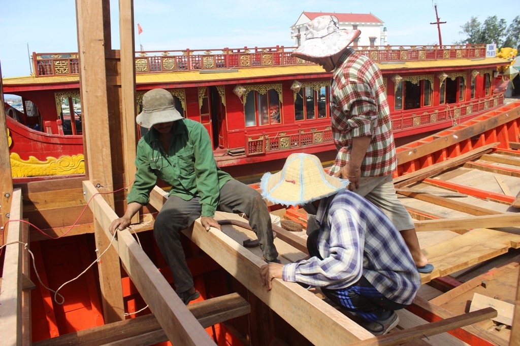 Con tàu của ông Qúy dự kiến khoảng 1 tháng nữa sẽ hoàn thành