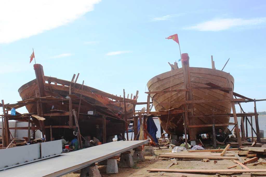 Ngày càng có nhiều con tàu công suất lớn, góp phần hiện đại hóa nghề đánh bắt