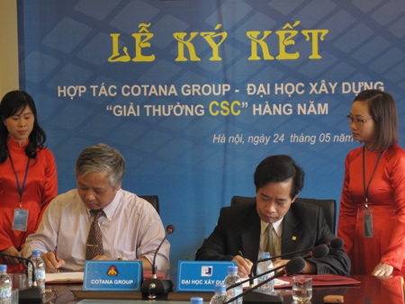 Giải thưởng 5.000 USD cho sinh viên xuất sắc ĐH Xây dựng - 1 Giải thưởng 5.000 USD cho sinh viên xuất sắc ĐH Xây dựng - 1