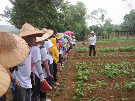 Hơn 160 học sinh trải nghiệm làm nông dân - 1