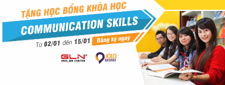 GLN tặng học bổng khóa học tiếng Anh