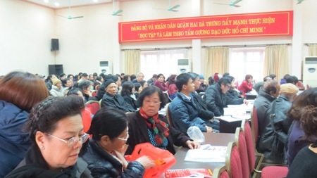 Tập huấn cho chủ cơ sở hành nghề Y dược ngoài công lập - 1 Hơn 500 đại biểu hành nghề Y Dược trên địa bàn quận Hai Bà Trưng tham dự buổi tập huấn