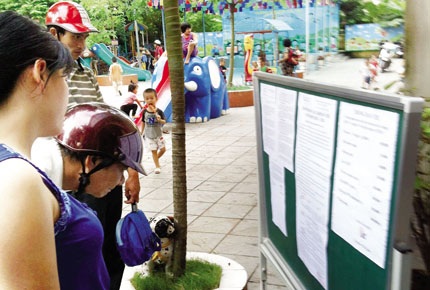 Đầu năm học, “nhọc” tiền trường