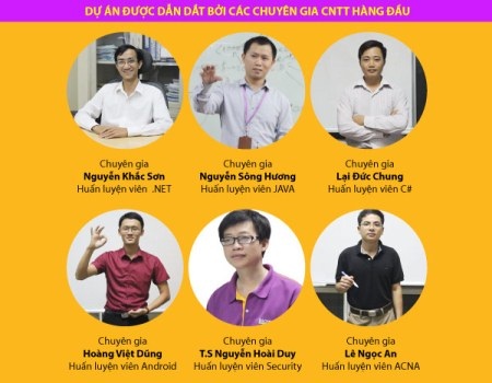 Học Công nghệ thông tin miễn phí tại Bachkhoa-Aptech - 2 Dự án được huấn luyện bởi các chuyên gia CNTT hàng đầu: