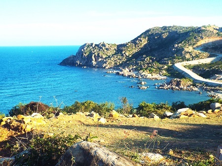 Vẻ đẹp kỳ vĩ của Bãi Chướng nhìn từ trên cao.