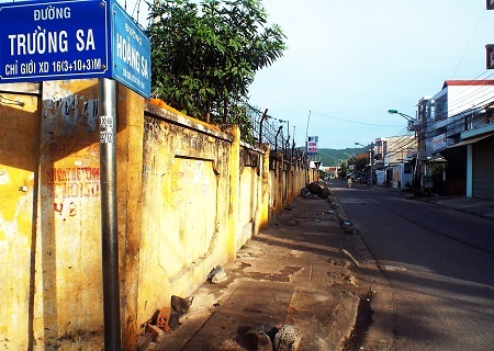 Đường Trường Sa và Hoàng Sa nằm trên địa bàn phường Vĩnh Nguyên, Nha Trang.