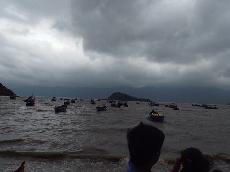 Vùng biển nơi xảy ra sự việc.