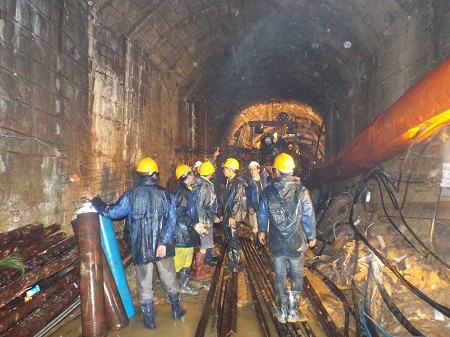 Hầm thủy điện Đa Dâng - Đa Chomo lúc 20h ngày 17/12.