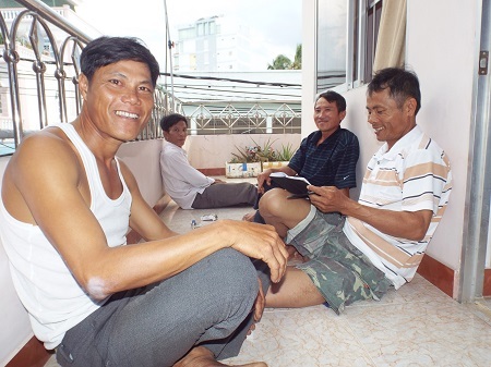 Căn nhà 4 tầng của ông Di đã đón 150 thí sinh và phụ huynh vào ở miễn phí.