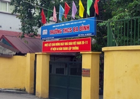 Trường THCS Ba Đinh đang chuẩn bị kỷ niệm 40 năm thành