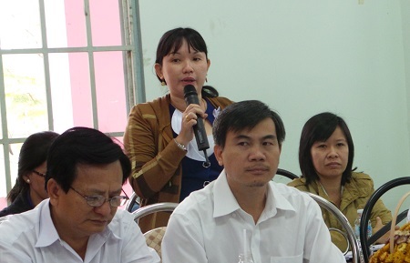 “Cởi trói” để giáo viên giảm áp lực khi đánh giá học sinh tiểu học - 1 Cô Lê Thị Tú Anh bày tỏ băn khoăn, thắc mắc về Thông tư 30